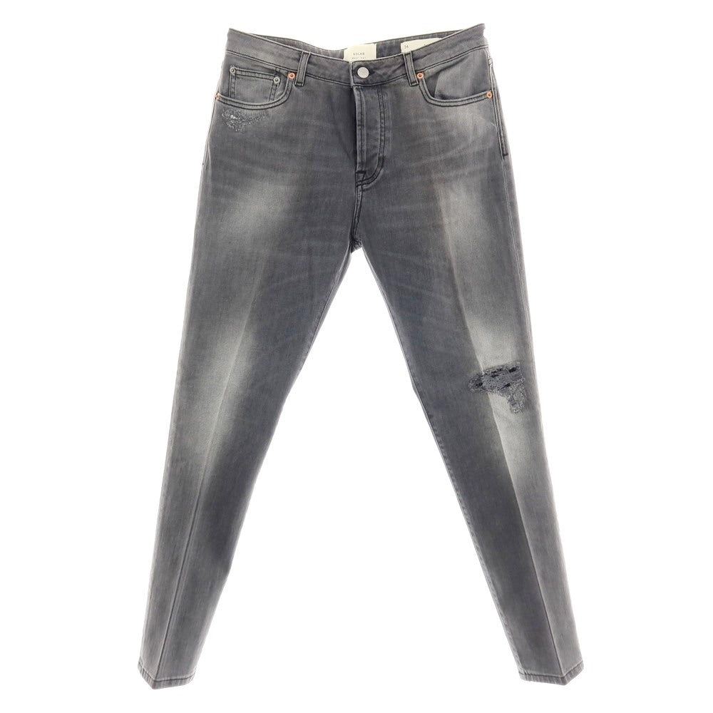 【新品】ノーラブ NO LAB LONDRA ストレッチ コットン デニムパンツ ジーンズ グレー【 34 】【 状態ランクN 】【 メンズ 】