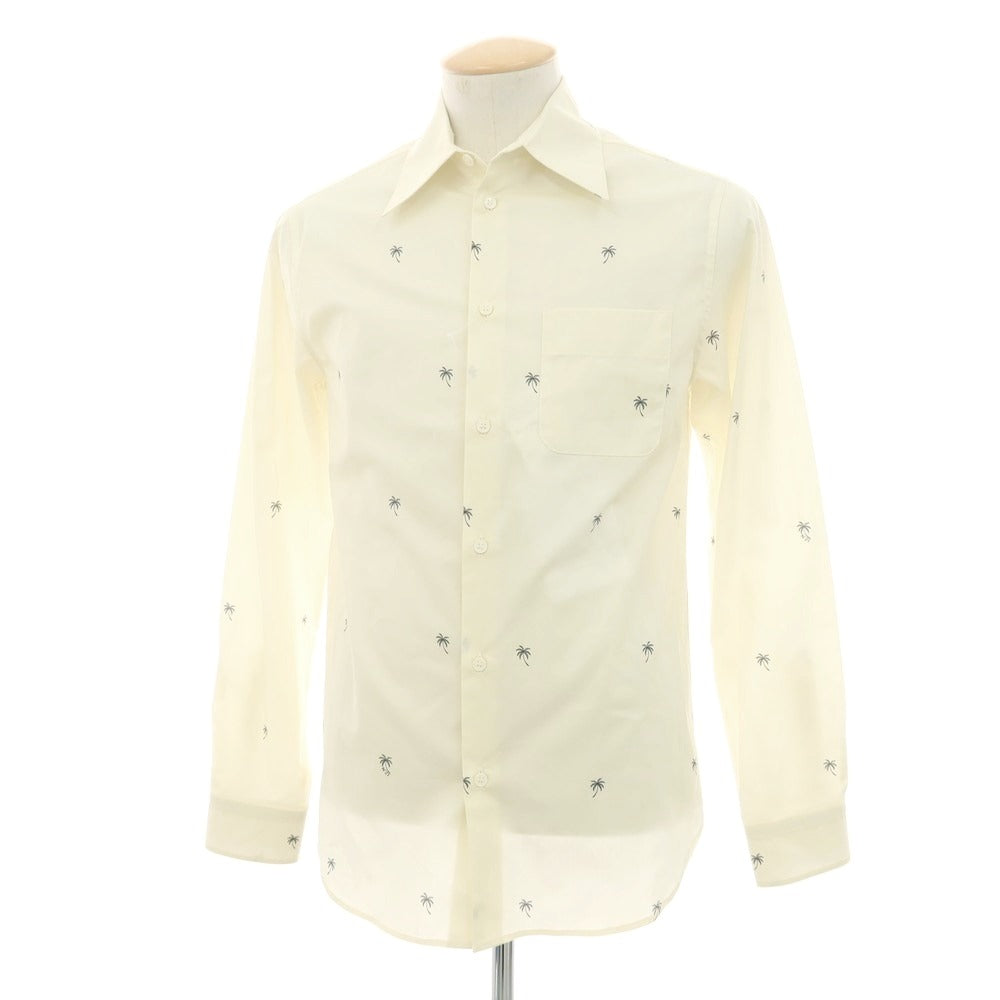 【新品アウトレット】ヌメロ ヴェントゥーノ N°21 コットン カジュアルシャツ クリーム【 XXS 】【 状態ランクN- 】【 メンズ 】