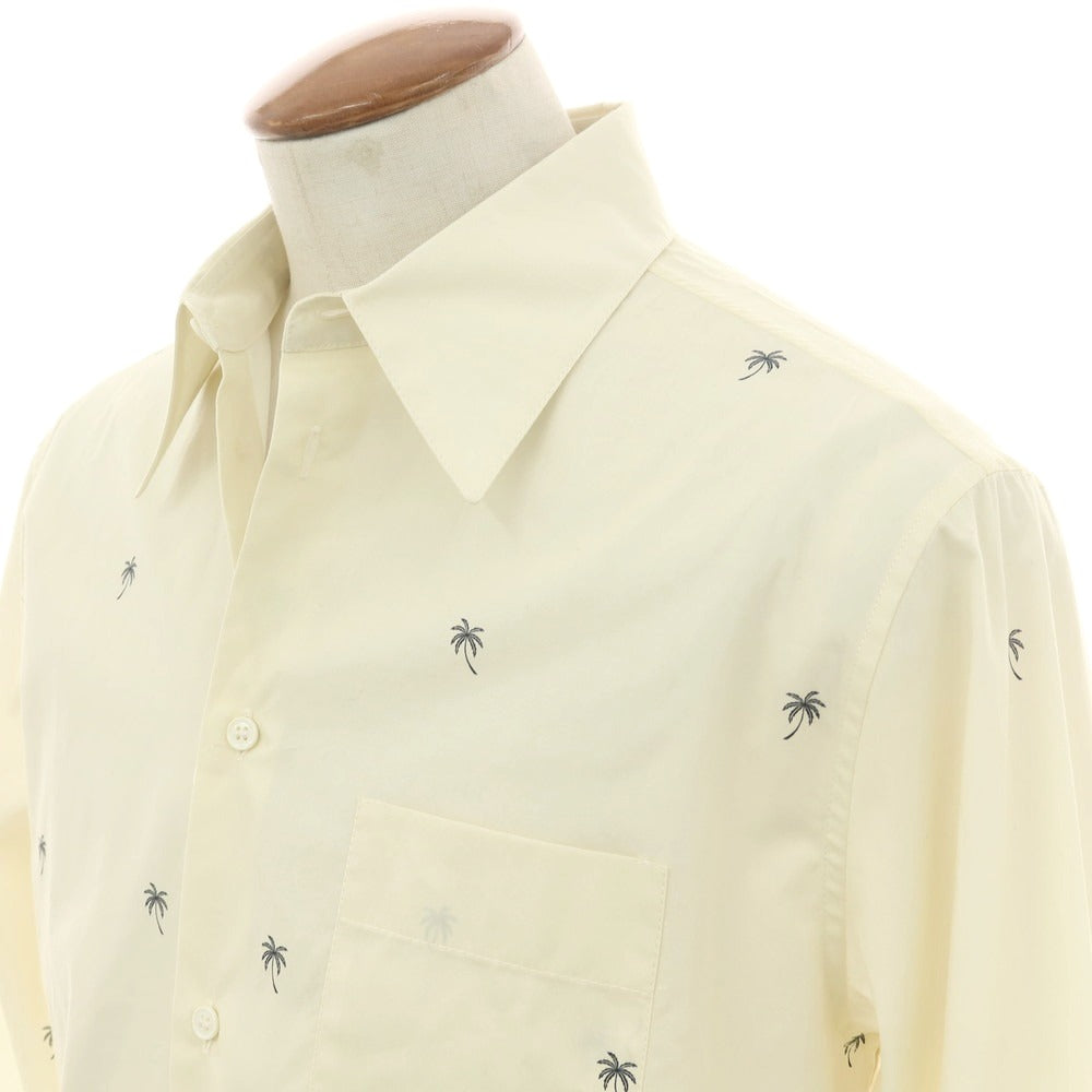 【新品アウトレット】ヌメロ ヴェントゥーノ N°21 コットン カジュアルシャツ クリーム【 M 】【 状態ランクN- 】【 メンズ 】