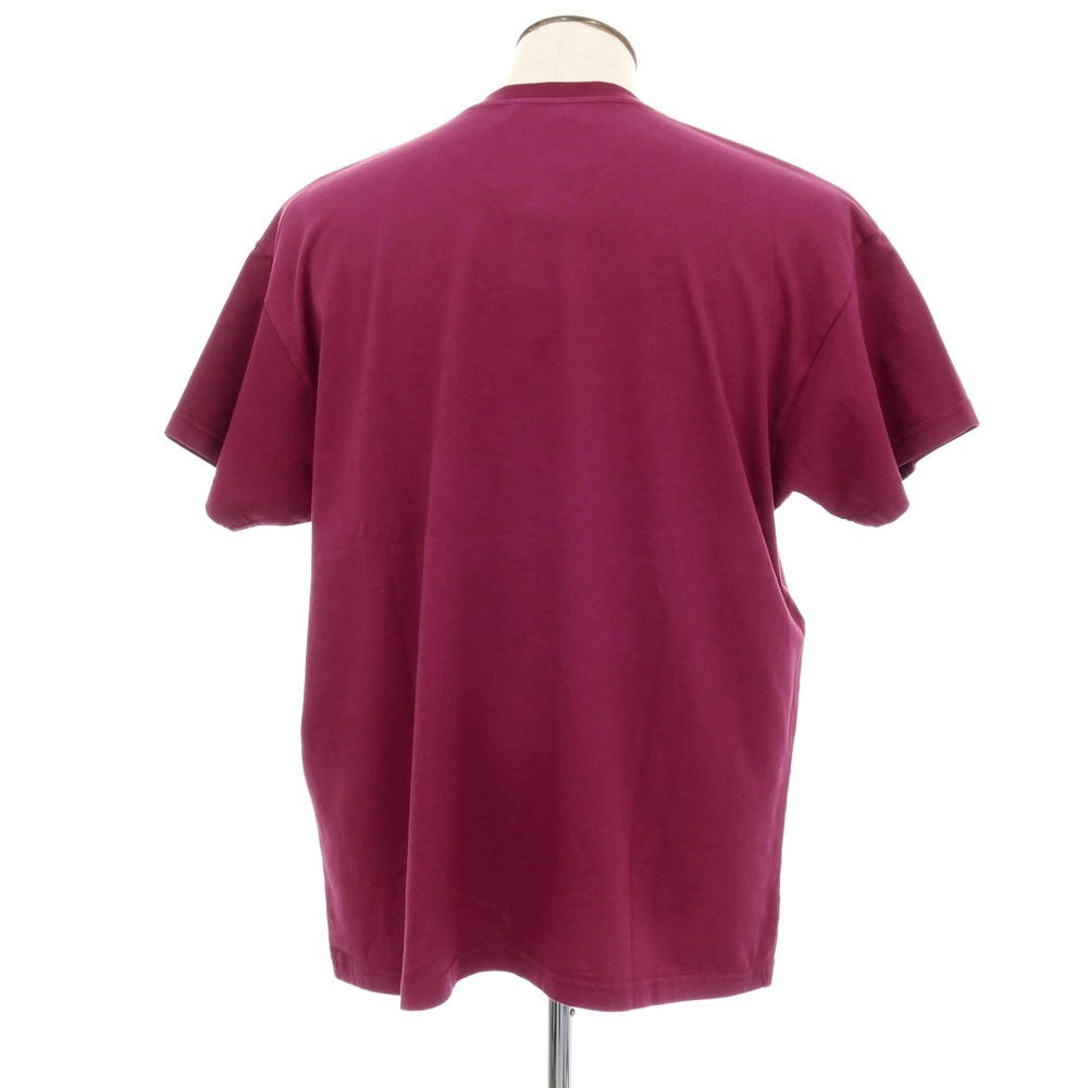 【新品】ヌメロ ヴェントゥーノ N°21 コットン クルーネック 半袖Tシャツ ピンクパープル【 XL 】【 状態ランクN 】【 メンズ 】