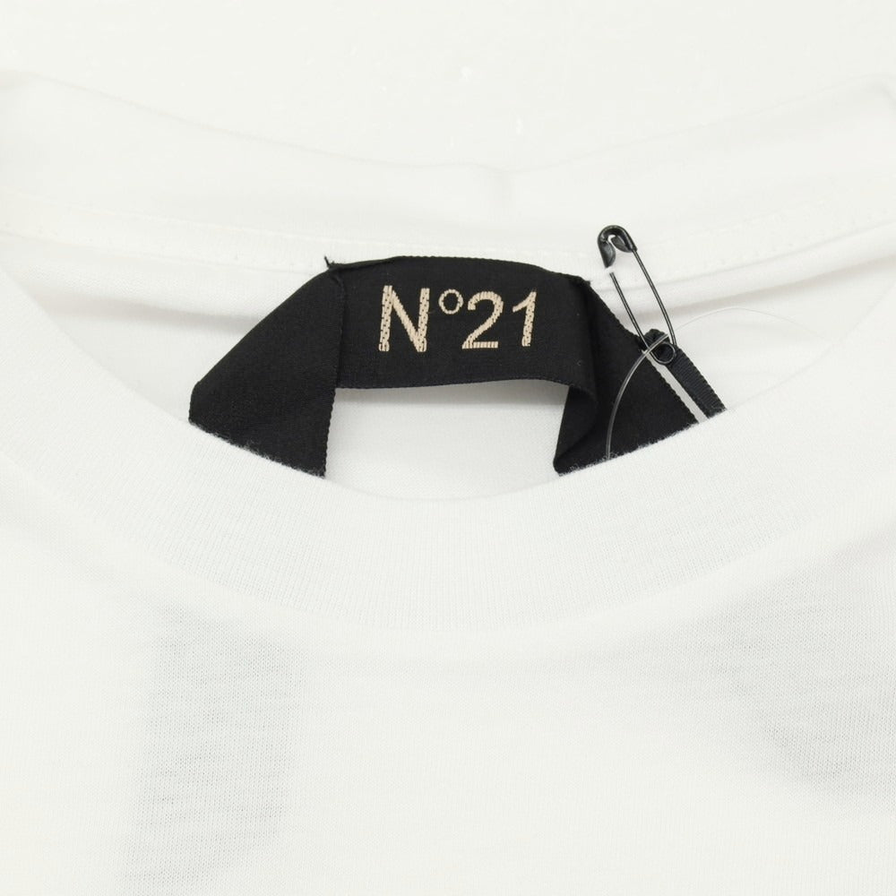 【新品】ヌメロ ヴェントゥーノ N°21 コットン クルーネック ポケット 半袖Tシャツ ホワイト【 XS 】【 状態ランクN 】【 メンズ 】