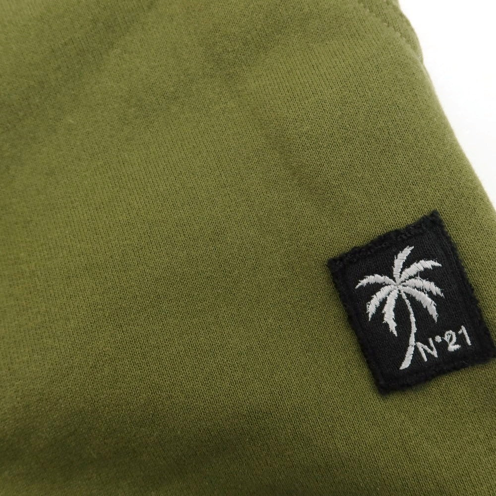 【新品】ヌメロ ヴェントゥーノ N°21 コットン スウェットパンツ オリーブ【 S 】【 状態ランクN 】【 メンズ 】