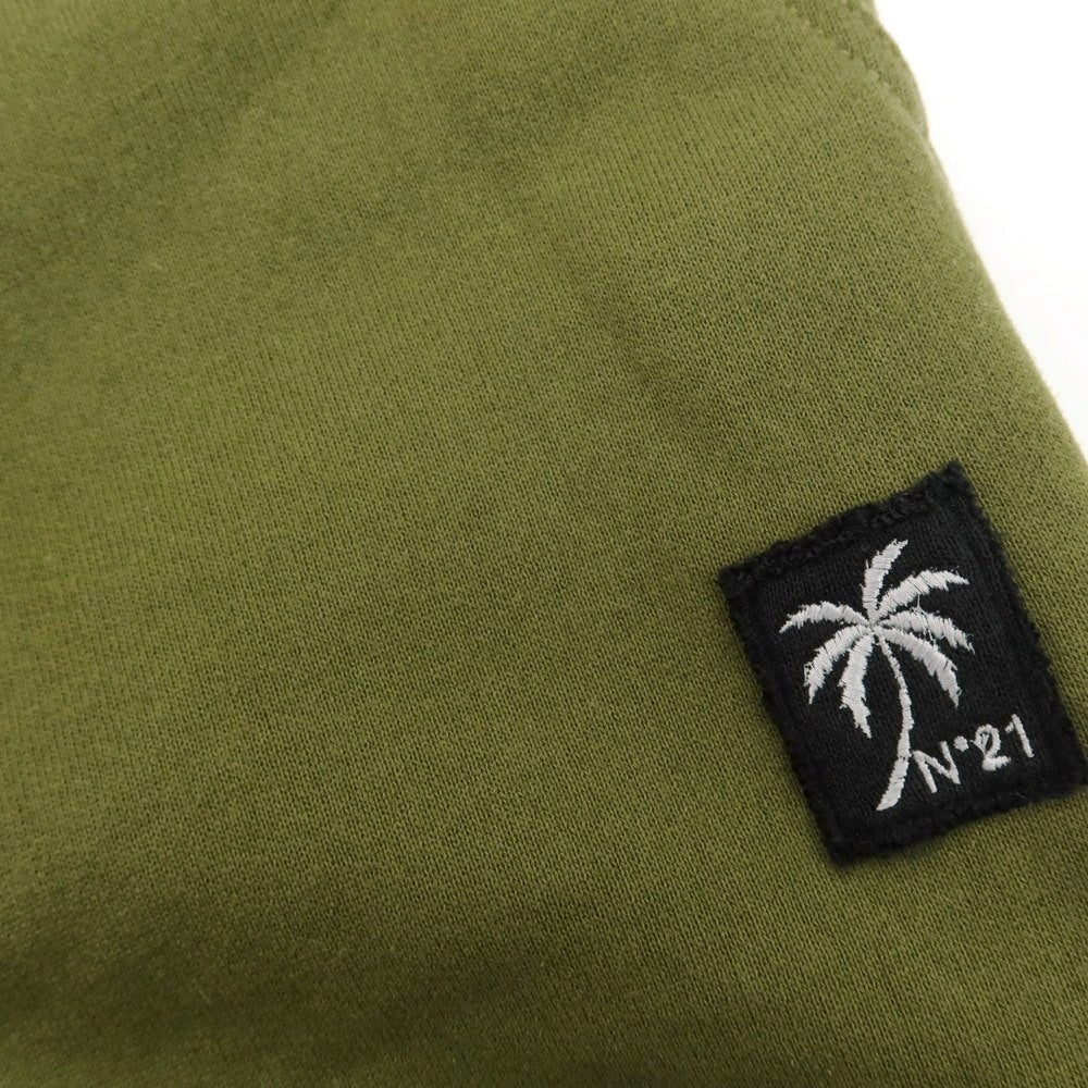 【新品】ヌメロ ヴェントゥーノ N°21 コットン スウェットパンツ オリーブ【 M 】【 状態ランクN 】【 メンズ 】