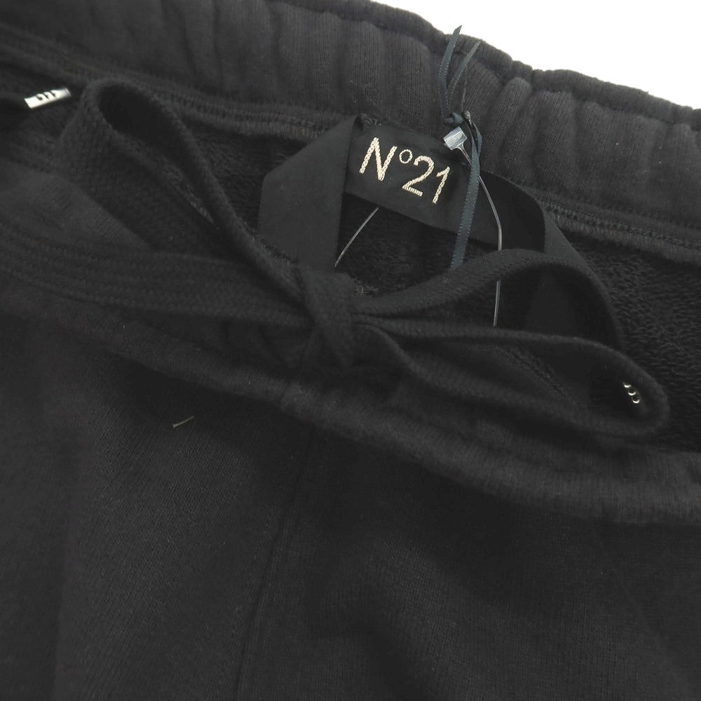 【新品】ヌメロ ヴェントゥーノ N°21 コットン スウェットパンツ ブラック【 M 】【 状態ランクN 】【 メンズ 】