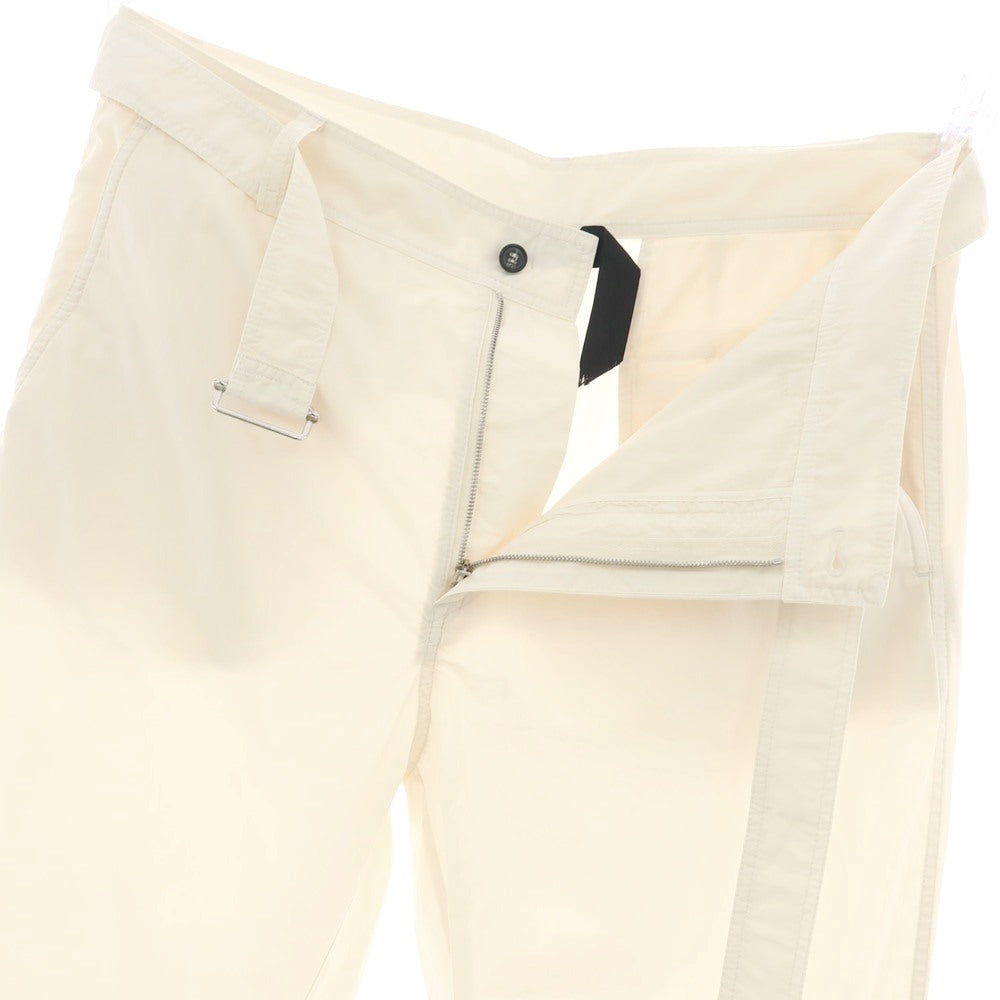 【新品アウトレット】ヌメロ ヴェントゥーノ N°21 コットン ベルテッドパンツ アイボリー【 48 】【 状態ランクN- 】【 メンズ 】