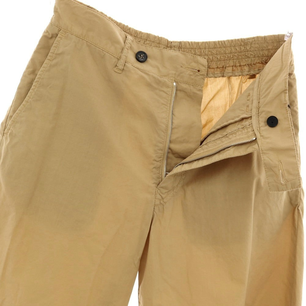 【新品】ヌメロ ヴェントゥーノ N°21 コットン バミューダショーツ イージーショートパンツ カーキベージュ【サイズ44】【 状態ランクN 】【 メンズ 】