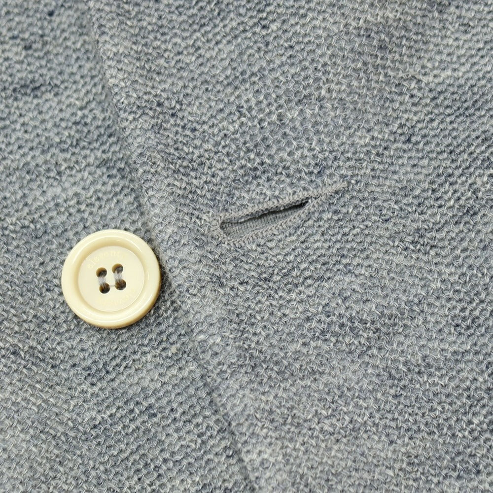 【中古】イレブンティ eleventy リネン 2B カジュアルジャケット ライトグレー【サイズ42 8R】【 状態ランクC 】【 メンズ 】