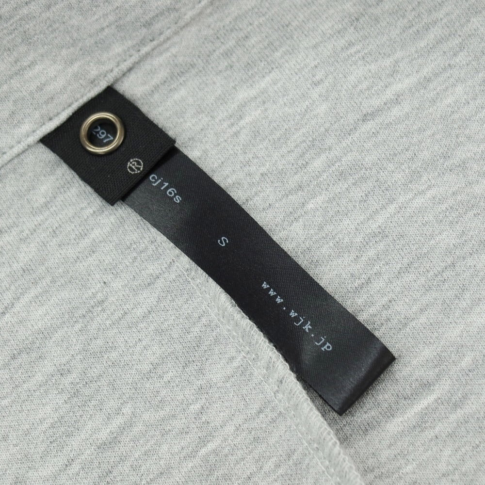 【中古】ダブルジェイケイ wjk ポリエステルコットン ジャージー 2B カジュアルジャケット ライトグレー【サイズS】【 状態ランクB 】【 メンズ 】