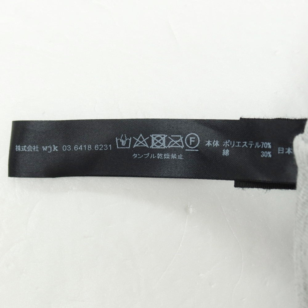 【中古】ダブルジェイケイ wjk ポリエステルコットン ジャージー 2B カジュアルジャケット ライトグレー【サイズS】【 状態ランクB 】【 メンズ 】