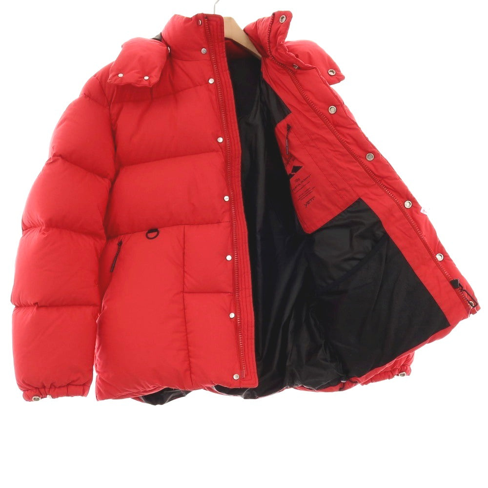 【中古】イエティ Yeti ナイロン系 スタンドカラー ダウンジャケット レッド【サイズL】【 状態ランクB 】【 メンズ 】