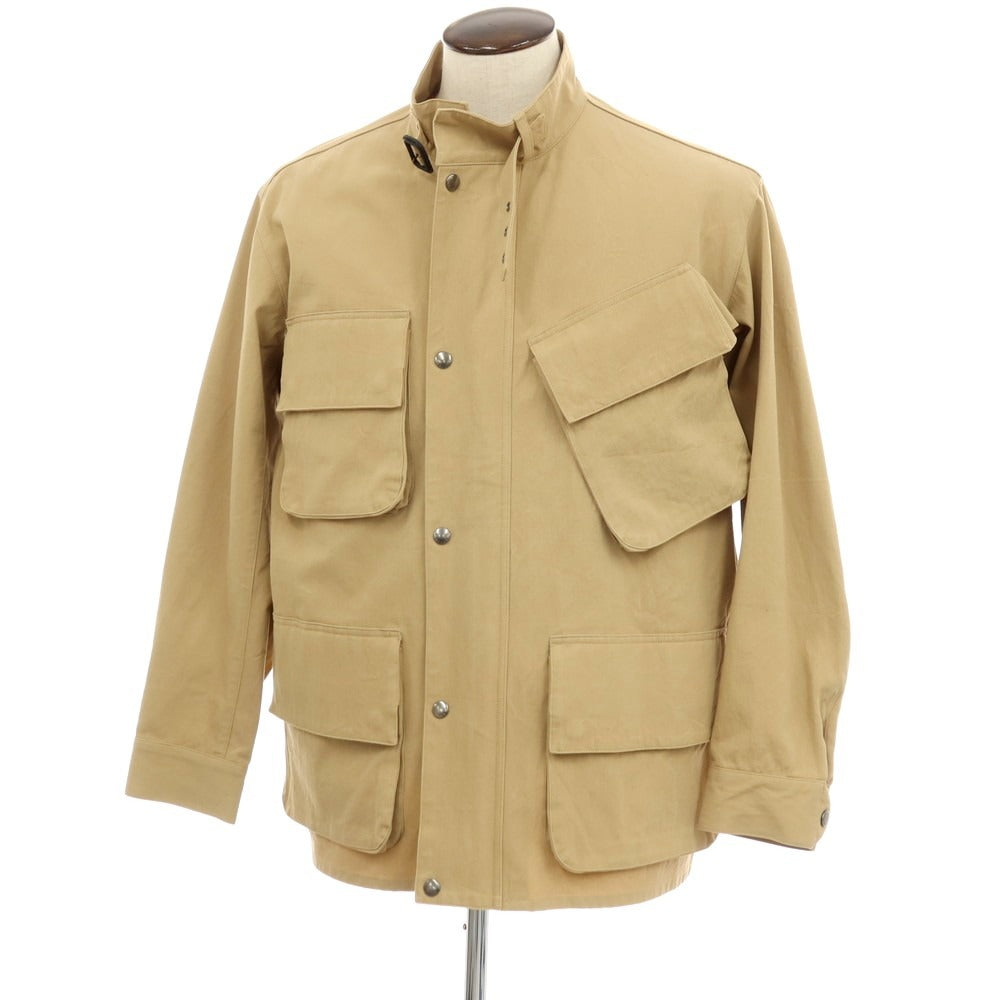 【中古】ユーゲン HEUGN コットン スタンドカラー フィールドジャケット ベージュ【サイズ3】【 状態ランクB 】【 メンズ 】