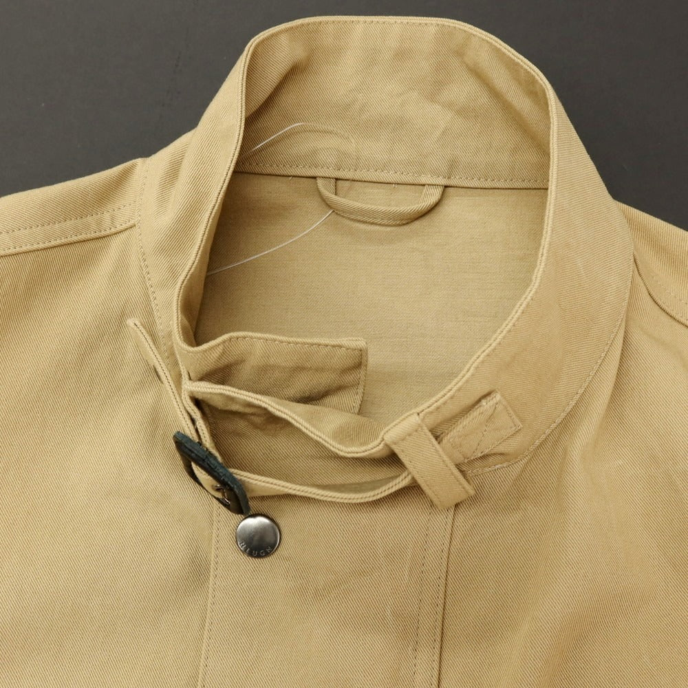 【中古】ユーゲン HEUGN コットン スタンドカラー フィールドジャケット ベージュ【サイズ3】【 状態ランクB 】【 メンズ 】