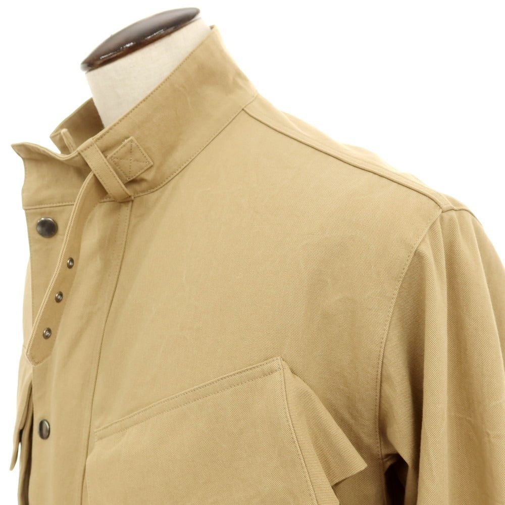 【中古】ユーゲン HEUGN コットン スタンドカラー フィールドジャケット ベージュ【サイズ3】【 状態ランクB 】【 メンズ 】