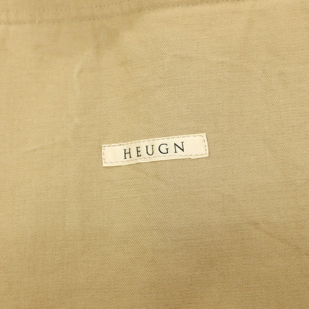 【中古】ユーゲン HEUGN コットン スタンドカラー フィールドジャケット ベージュ【サイズ3】【 状態ランクB 】【 メンズ 】