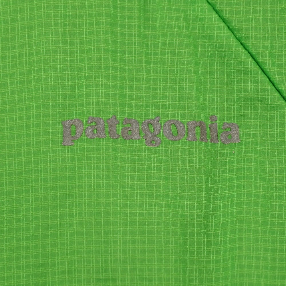 【中古】パタゴニア patagonia ナイロン×ストレッチポリエステル 切り替え スタンドカラー ジップアップ ベスト ライトグリーン【サイズL】【 状態ランクB 】【 メンズ 】
