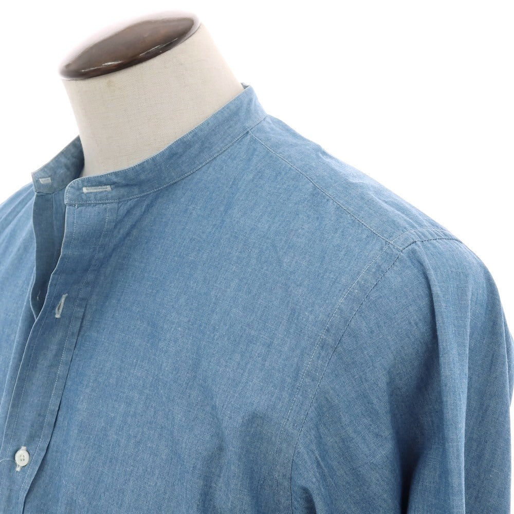 【中古】ユーゲン HEUGN コットン カジュアルシャツ ブルー【サイズ3】【 状態ランクB 】【 メンズ 】