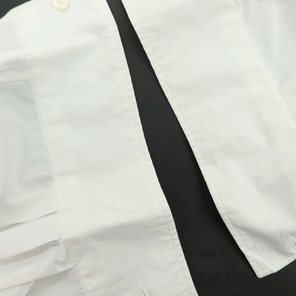 【中古】ユーゲン HEUGN コットン カジュアルシャツ ホワイト【サイズ3】【 状態ランクB 】【 メンズ 】