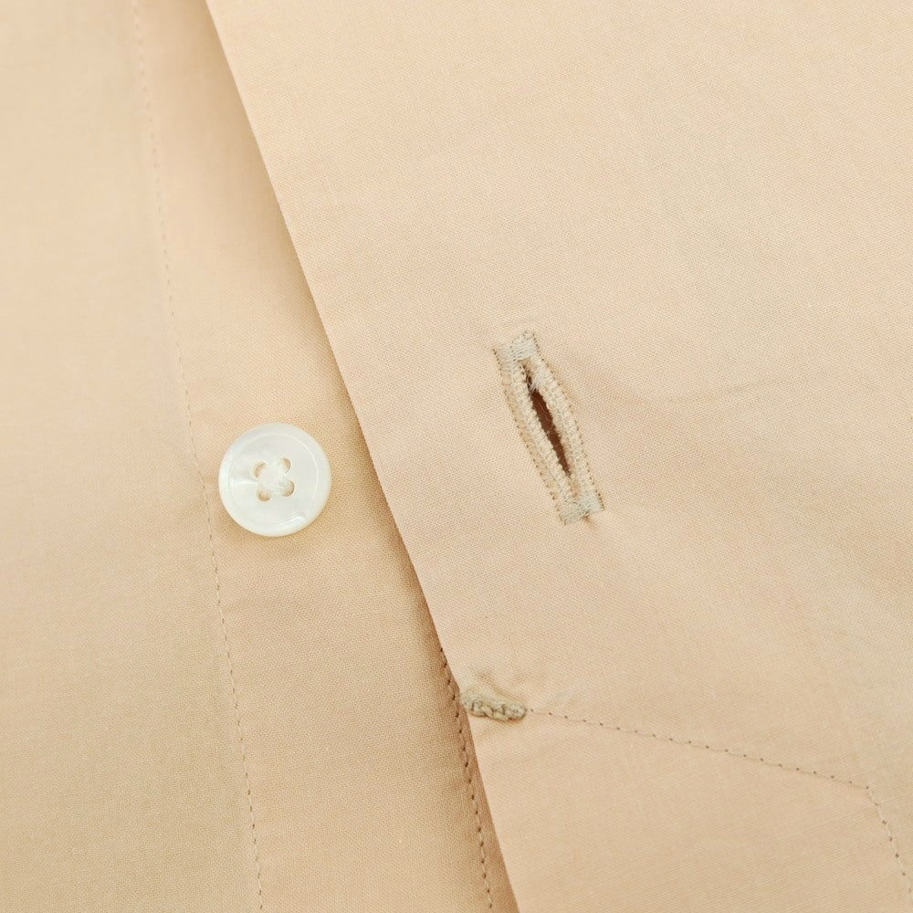 【中古】ユーゲン HEUGN コットン レギュラーカラー カジュアルシャツ ベージュ【サイズ3】【 状態ランクC 】【 メンズ 】