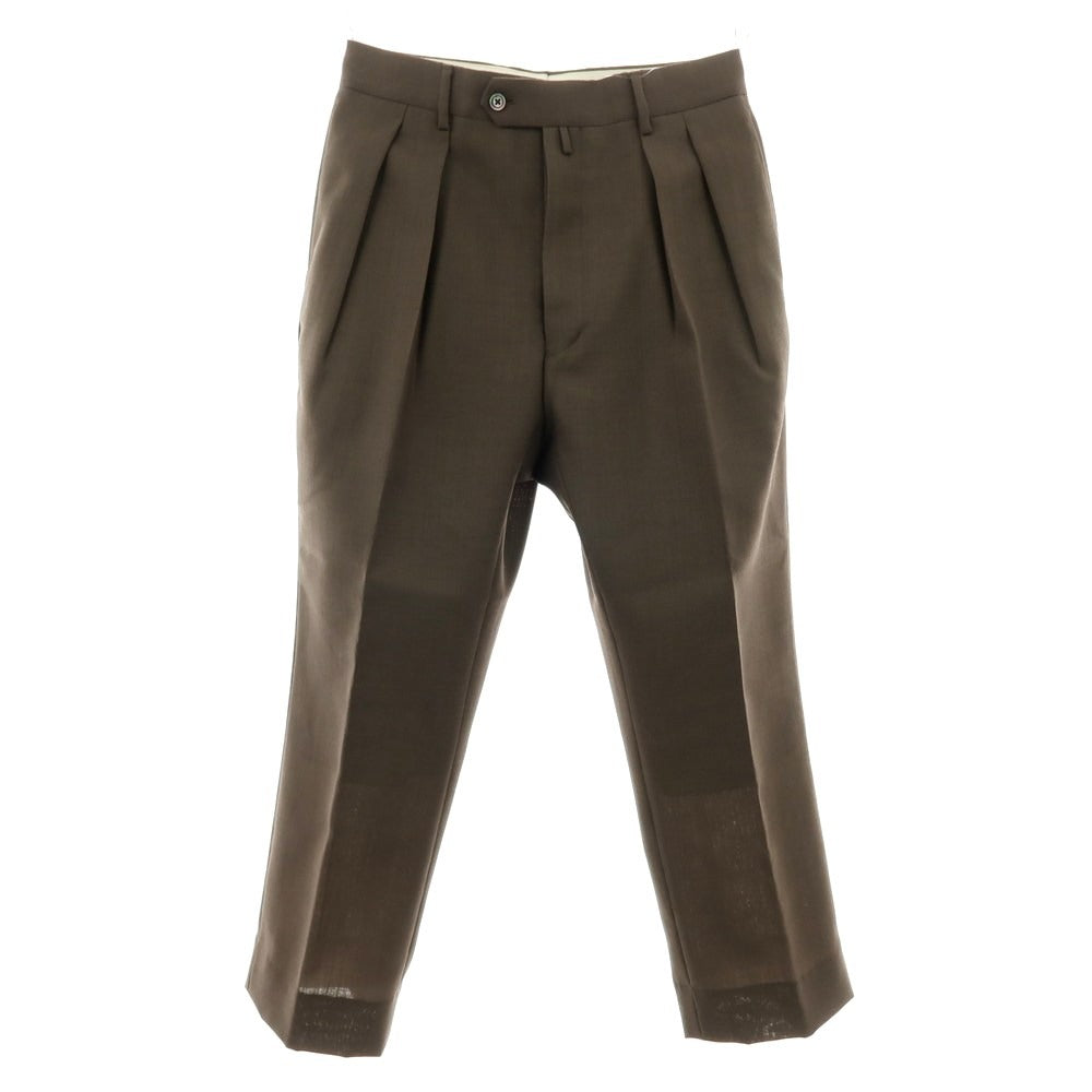 【中古】ニート NEAT ウール カジュアルスラックスパンツ トープ【サイズ46】【 状態ランクB 】【 メンズ 】