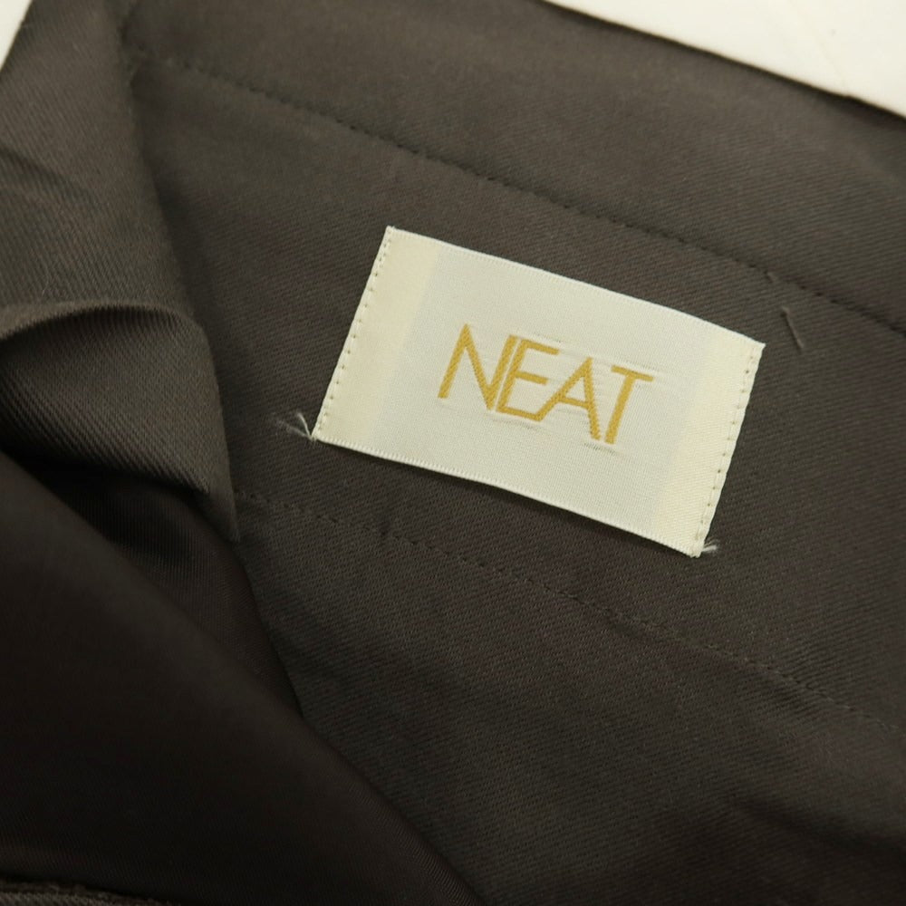 【中古】ニート NEAT ウール カジュアルスラックスパンツ トープ【サイズ46】【 状態ランクB 】【 メンズ 】