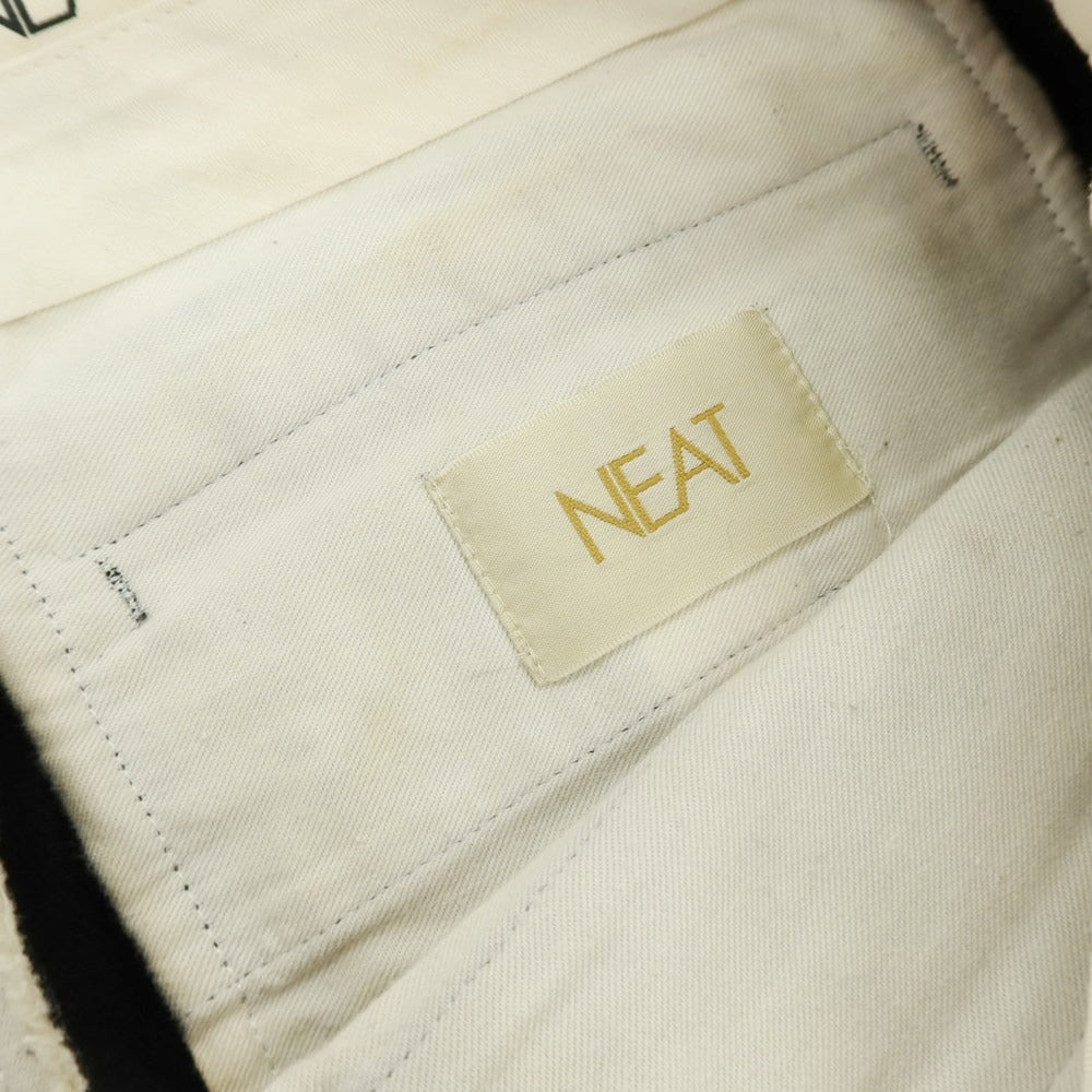 【中古】ニート NEAT コットン カジュアルスラックスパンツ ブラック【サイズ46】【 状態ランクC 】【 メンズ 】