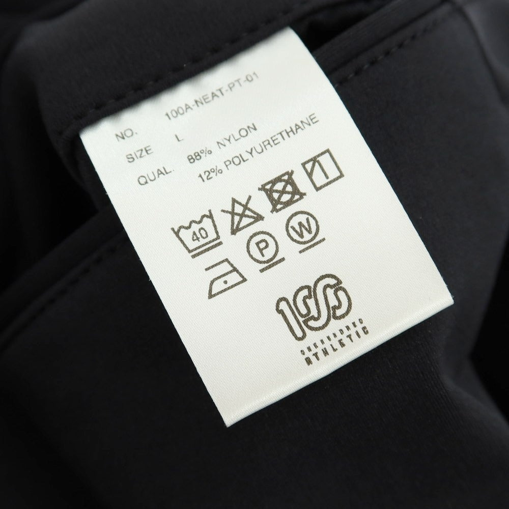 【中古】ニート NEAT ×100 A SPORTS ナイロンジャージー イージーパンツ ブラック【サイズL】【 状態ランクB 】【 メンズ 】