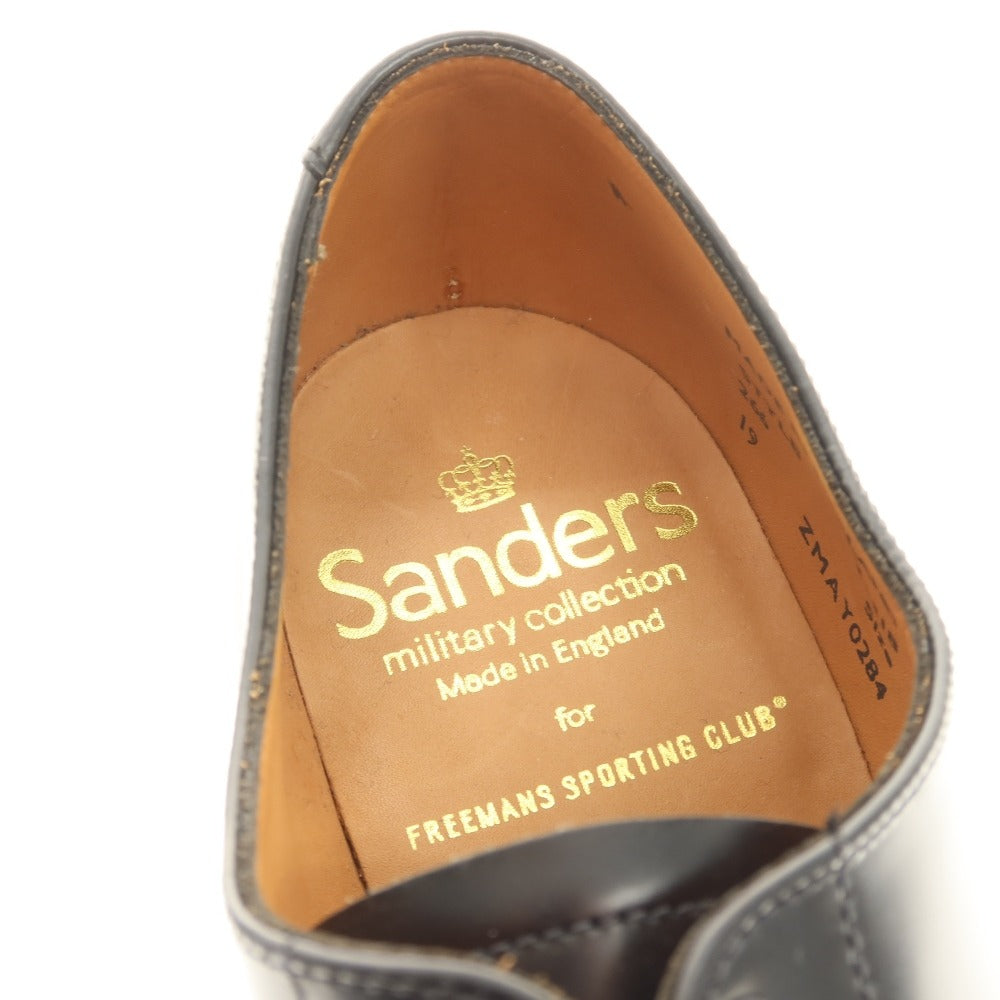 【中古】【未使用】サンダース SANDERS × FREEMANS SPORTING CLUB MILITARY COLLECTION ドレスシューズ ブラック【サイズ7 1/2】【 状態ランクS 】【 メンズ 】