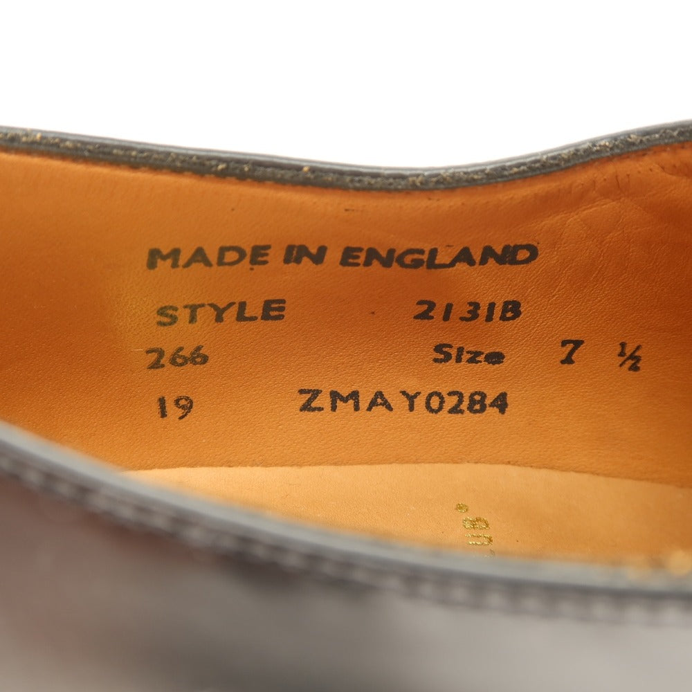 【中古】【未使用】サンダース SANDERS × FREEMANS SPORTING CLUB MILITARY COLLECTION ドレスシューズ ブラック【サイズ7 1/2】【 状態ランクS 】【 メンズ 】