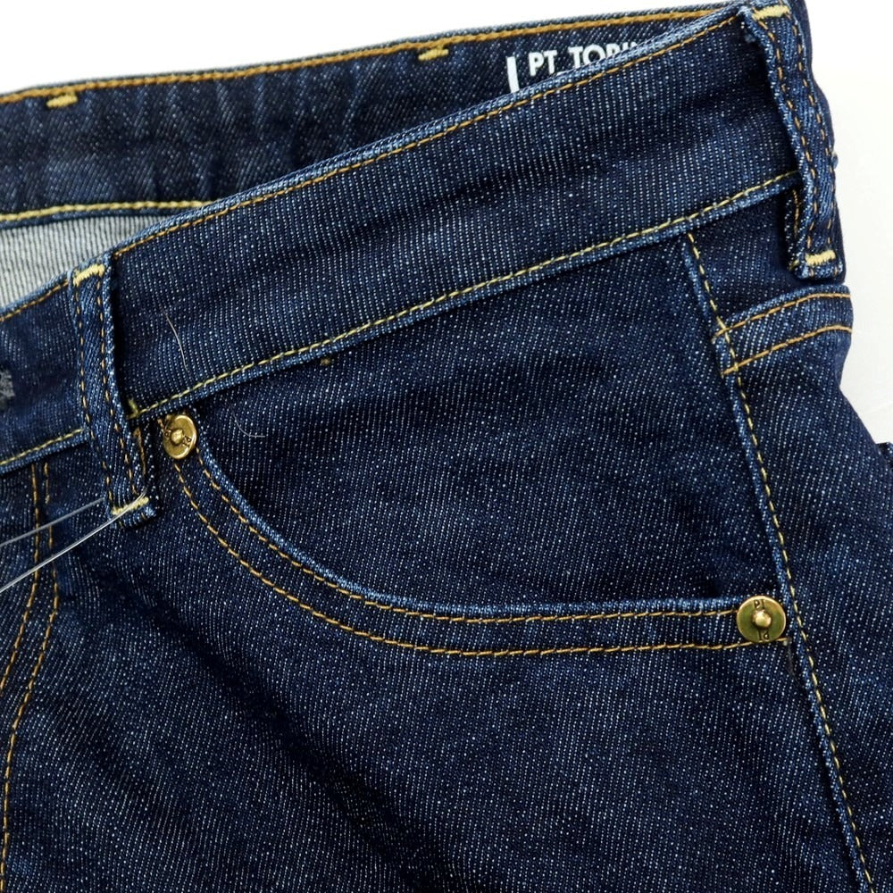 【中古】ピーティートリノ デニム PT TORINO DENIM TOMORROWLAND別注 デニムパンツ ジーンズ ネイビー【サイズ28】【 状態ランクB 】【 メンズ 】