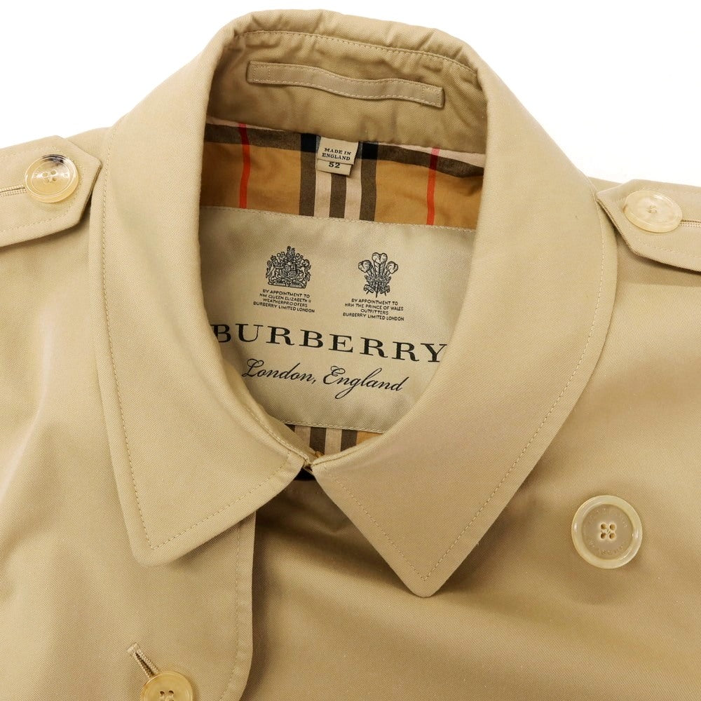 【中古】バーバリー BURBERRY THE CHELSEA コットン トレンチコート ベージュ【サイズ52】【 状態ランクB 】【 メンズ 】