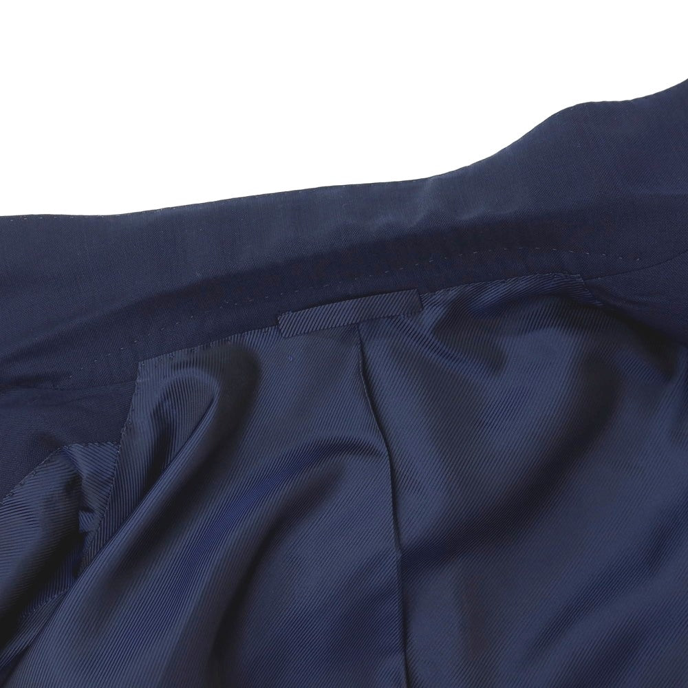 【中古】デペトリロ DE PETRILLO ウール 3B テーラードジャケット ネイビー【サイズ48 Drop 7】【 状態ランクB 】【 メンズ 】