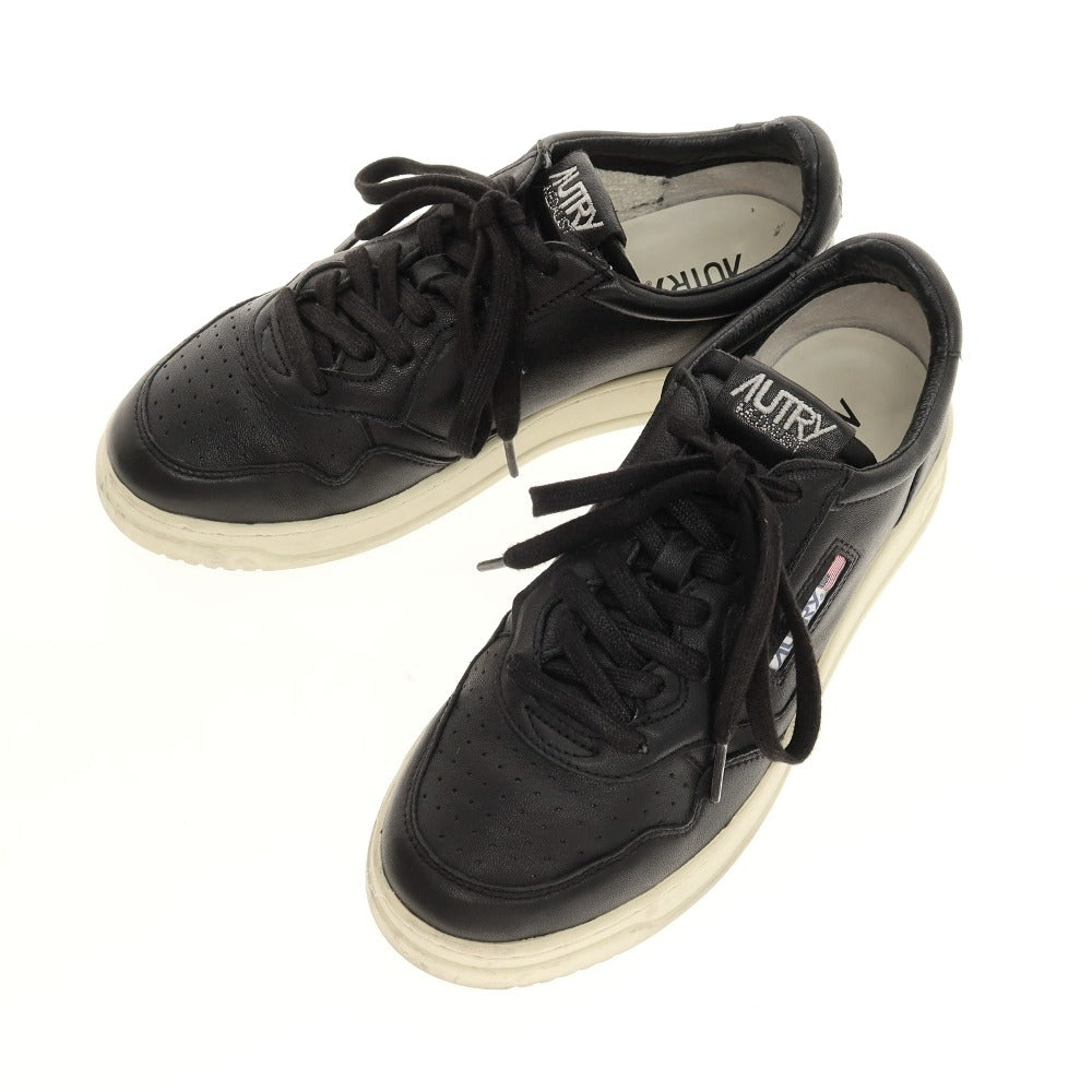 【中古】オートリー AUTRY レザー スニーカー ブラック【サイズ42】【 状態ランクB 】【 メンズ 】