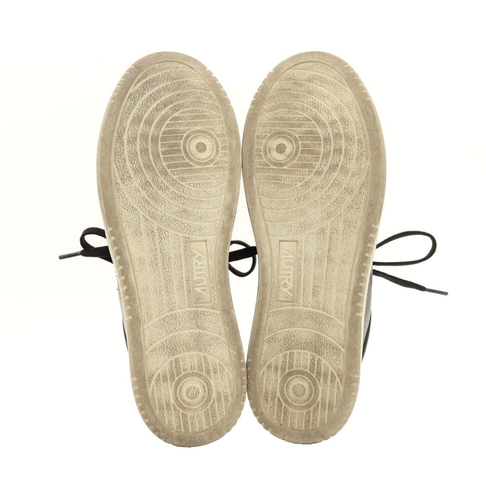 【中古】オートリー AUTRY レザー スニーカー ブラック【サイズ42】【 状態ランクB 】【 メンズ 】