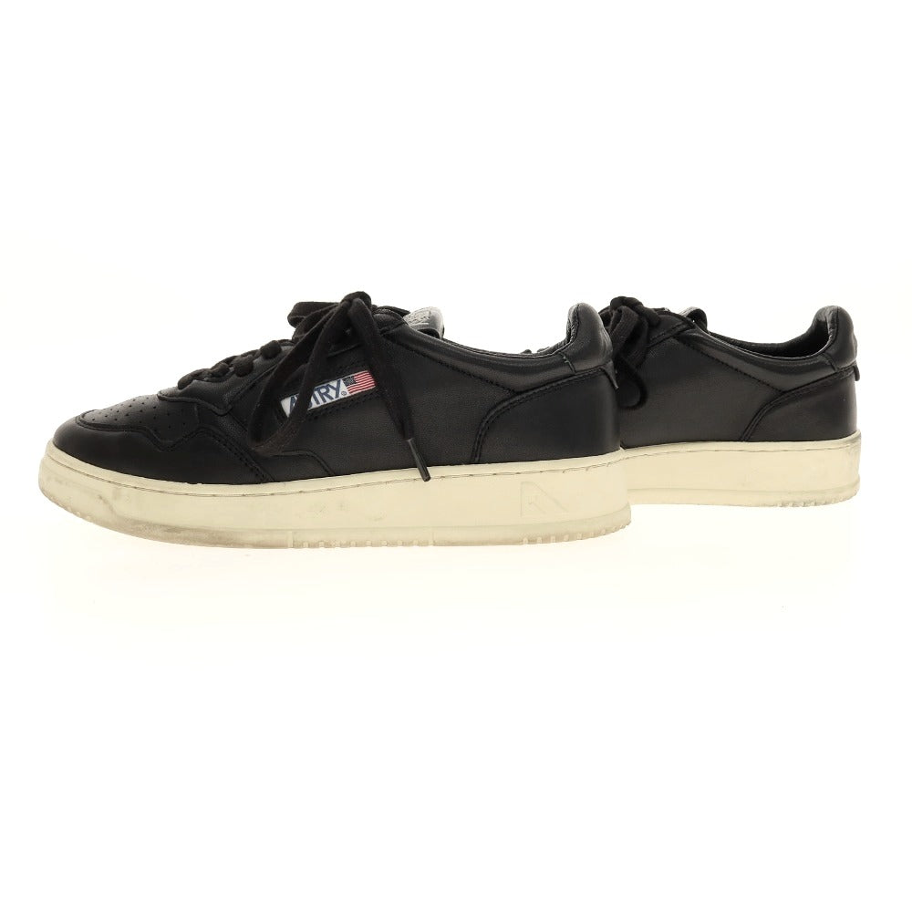 【中古】オートリー AUTRY レザー スニーカー ブラック【サイズ42】【 状態ランクB 】【 メンズ 】