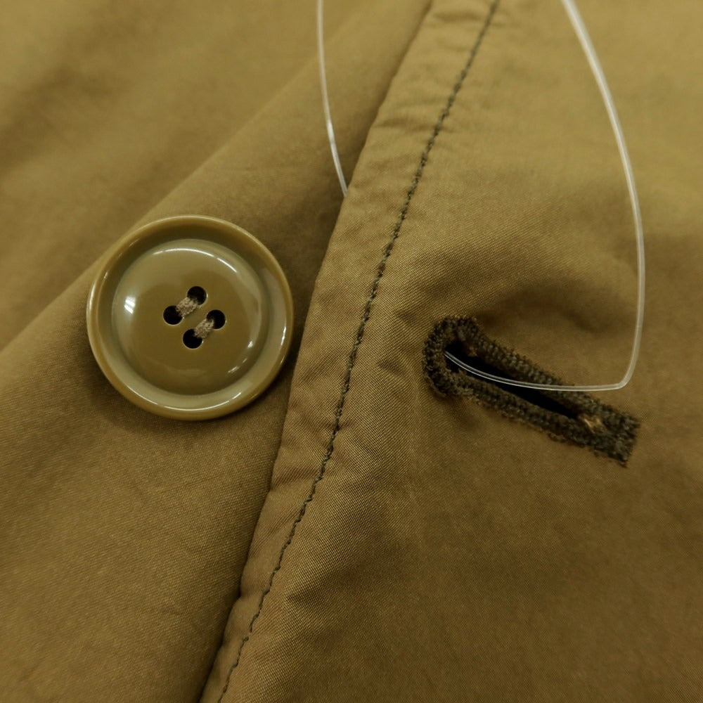 【中古】アスペジ ASPESI ポリエステルナイロン ダブルブレストコート カーキ【サイズS】【 状態ランクC 】【 メンズ 】