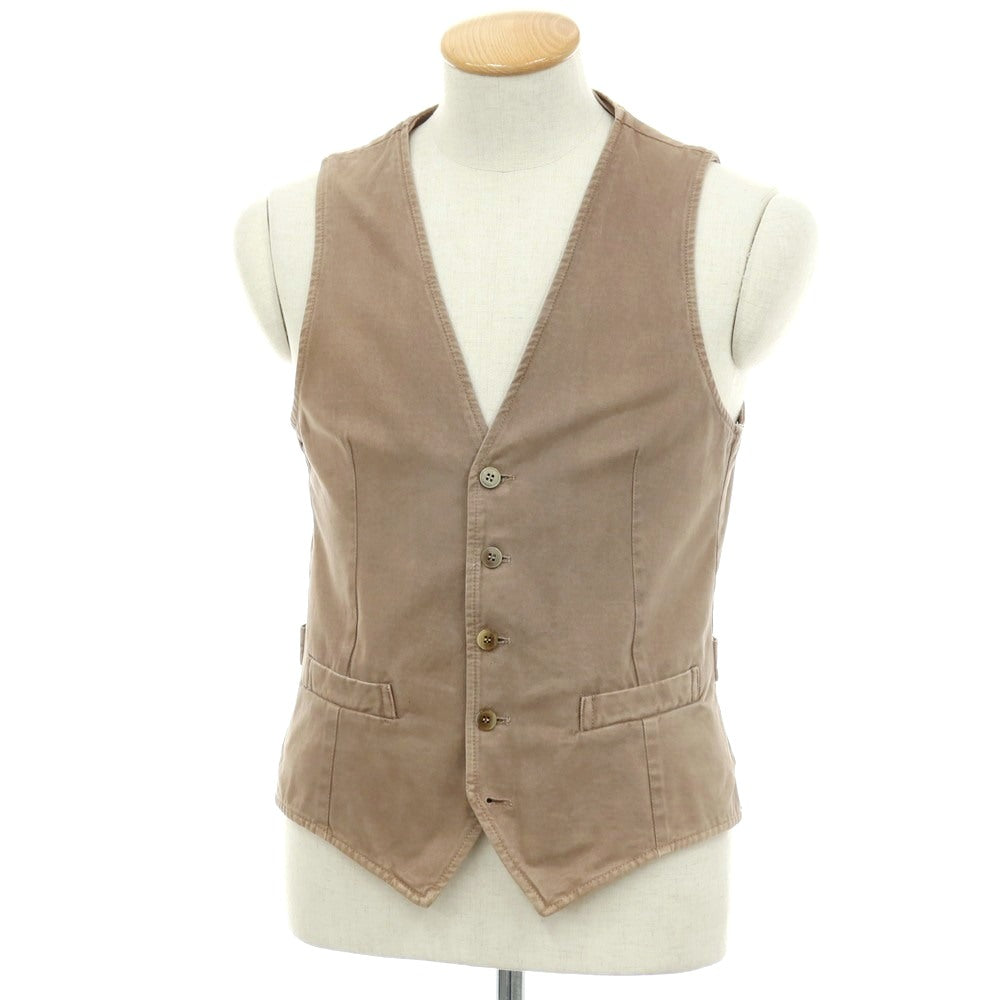 【中古】エルビーエム1911 L.B.M.1911 コットン カジュアル系ジレ ベスト トープ【サイズ44 R】【 状態ランクB 】【 メンズ 】