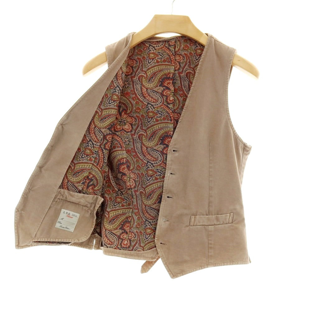【中古】エルビーエム1911 L.B.M.1911 コットン カジュアル系ジレ ベスト トープ【サイズ44 R】【 状態ランクB 】【 メンズ 】