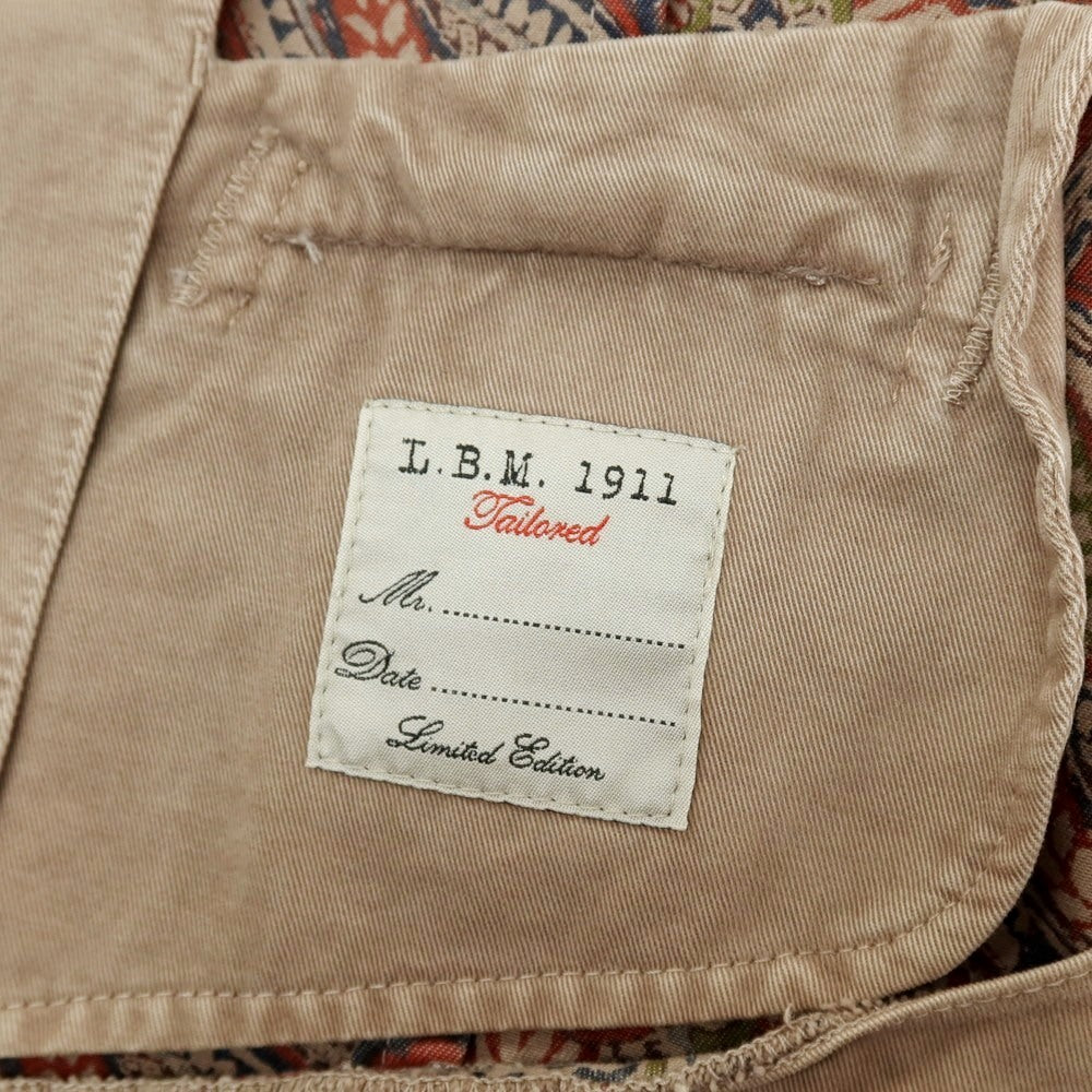 【中古】エルビーエム1911 L.B.M.1911 コットン カジュアル系ジレ ベスト トープ【サイズ44 R】【 状態ランクB 】【 メンズ 】