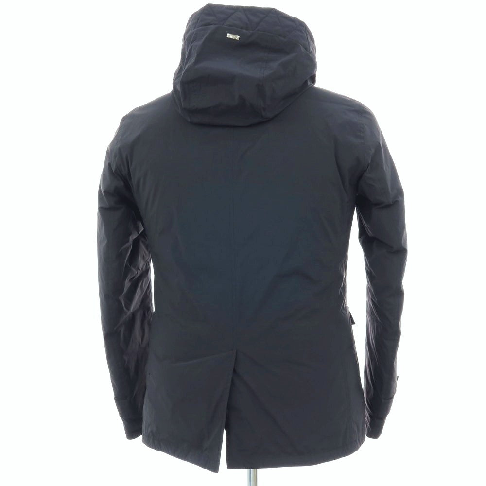 【中古】ヘルノ Herno ポリエステルナイロン ダウンジャケット ネイビー【サイズ50】【 状態ランクC 】【 メンズ 】