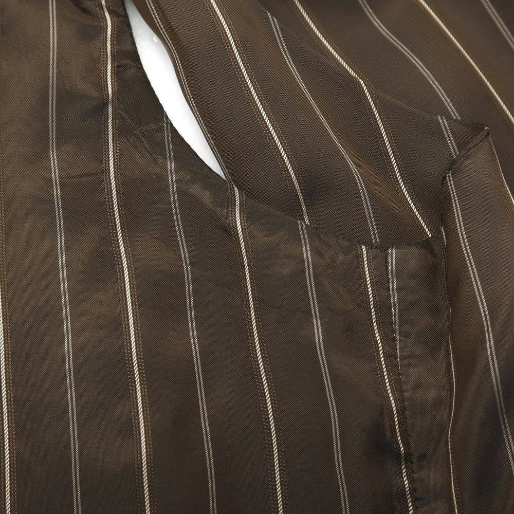 【中古】タリアトーレ TAGLIATORE ウールナイロン ドレス系ジレ ベスト ダークブラウン【サイズ48】【 状態ランクC 】【 メンズ 】