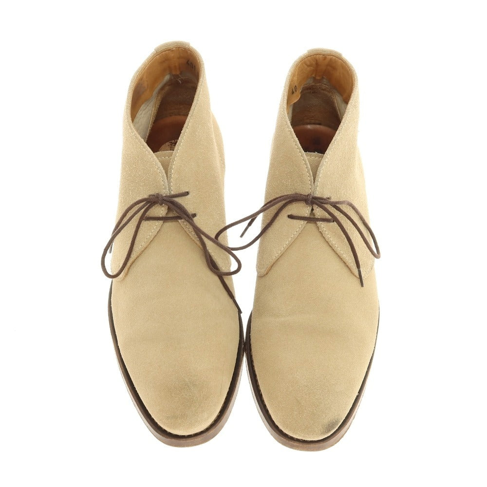 【中古】リーガル REGAL スエード チャッカブーツ ベージュ【サイズ40】【 状態ランクC 】【 メンズ 】