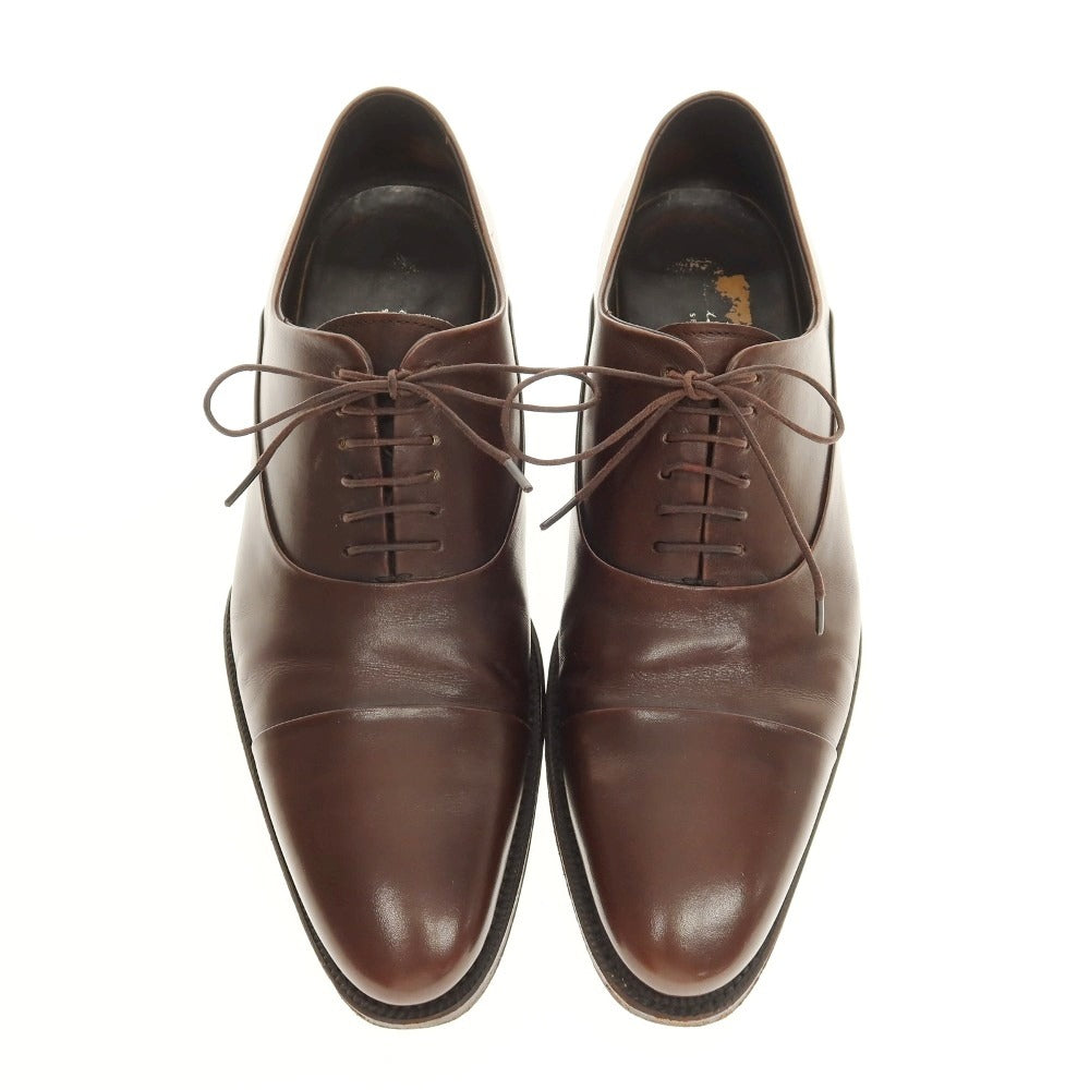 【中古】ジョンストン&マーフィー Johnston & Murphy ストレートチップ ドレスシューズ ブラウン【サイズ7】【 状態ランクB 】【 メンズ 】