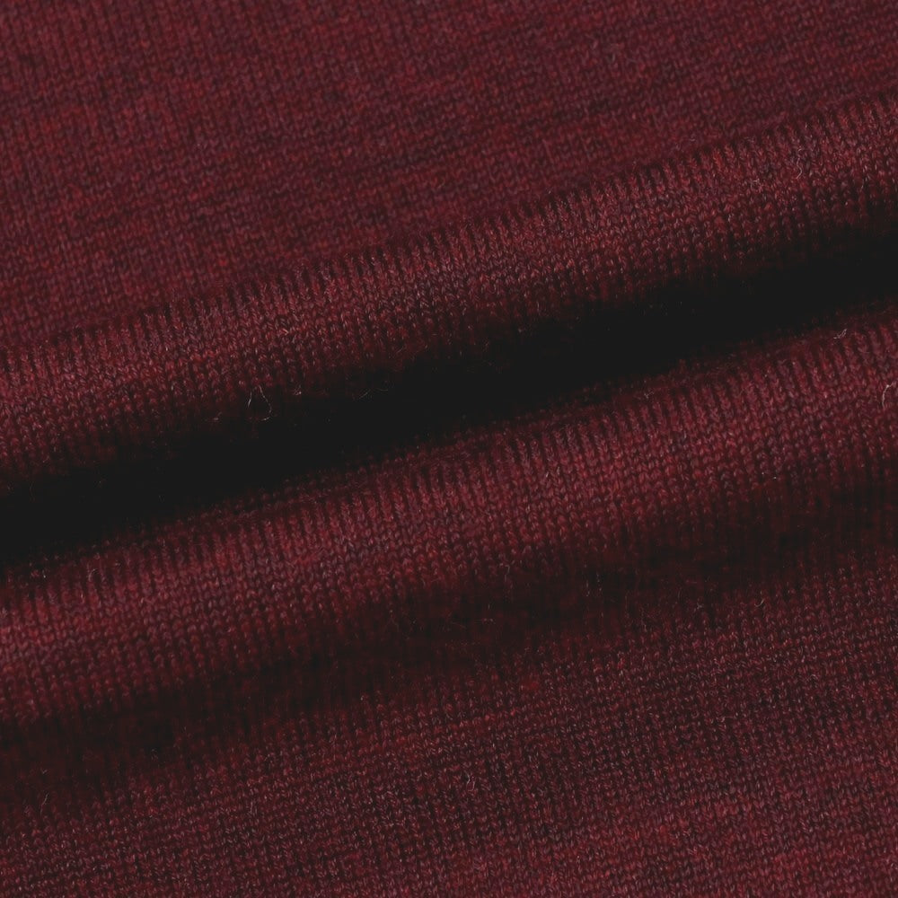 【中古】バーニーズニューヨーク BARNEYS NEWYORK ハイゲージ ウール タートルネック プルオーバーニット ワインレッド【サイズM】【 状態ランクC 】【 メンズ 】