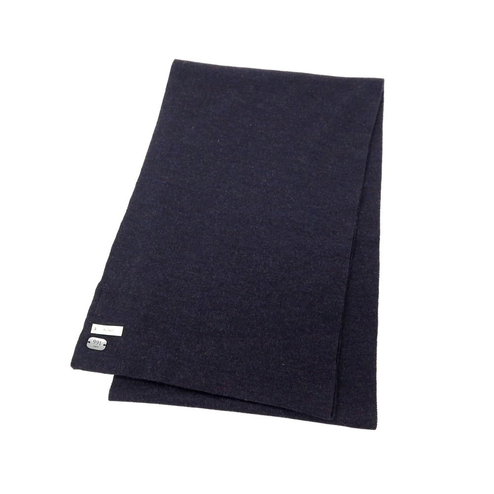 【中古】キューキューイチ 991 Sultan ウール マフラー ネイビー【 F 】【 状態ランクA 】【 メンズ 】