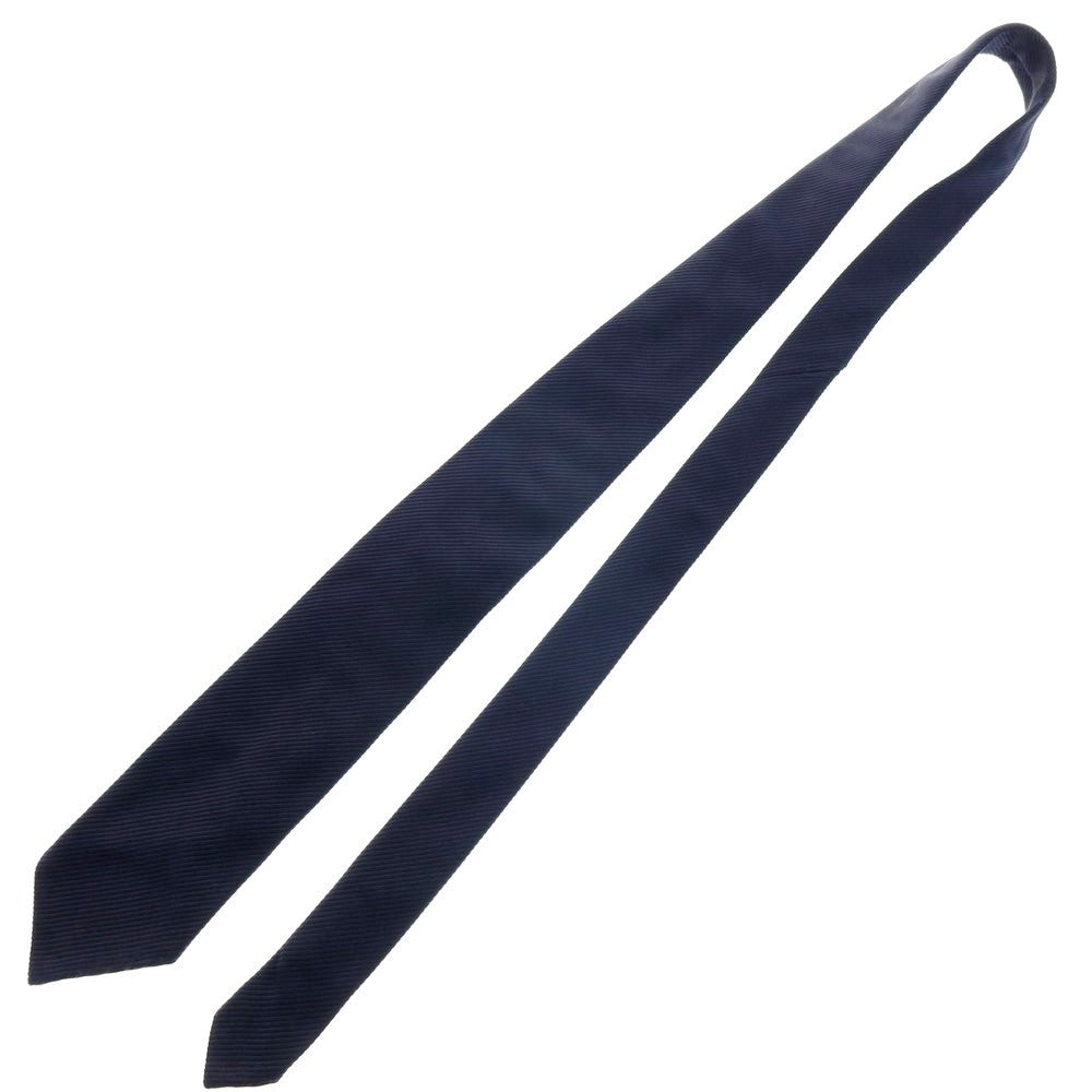 【中古】リングヂャケット RING JACKET シルクコットン 無地ネクタイ ネイビー【 状態ランクC 】【 メンズ 】