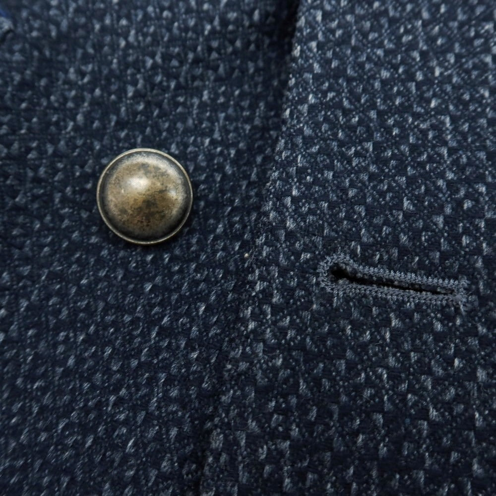 【中古】エルビーエム1911 L.B.M.1911 ウールポリエステル ダブル テーラードジャケット ネイビー【サイズ48】【 状態ランクB 】【 メンズ 】