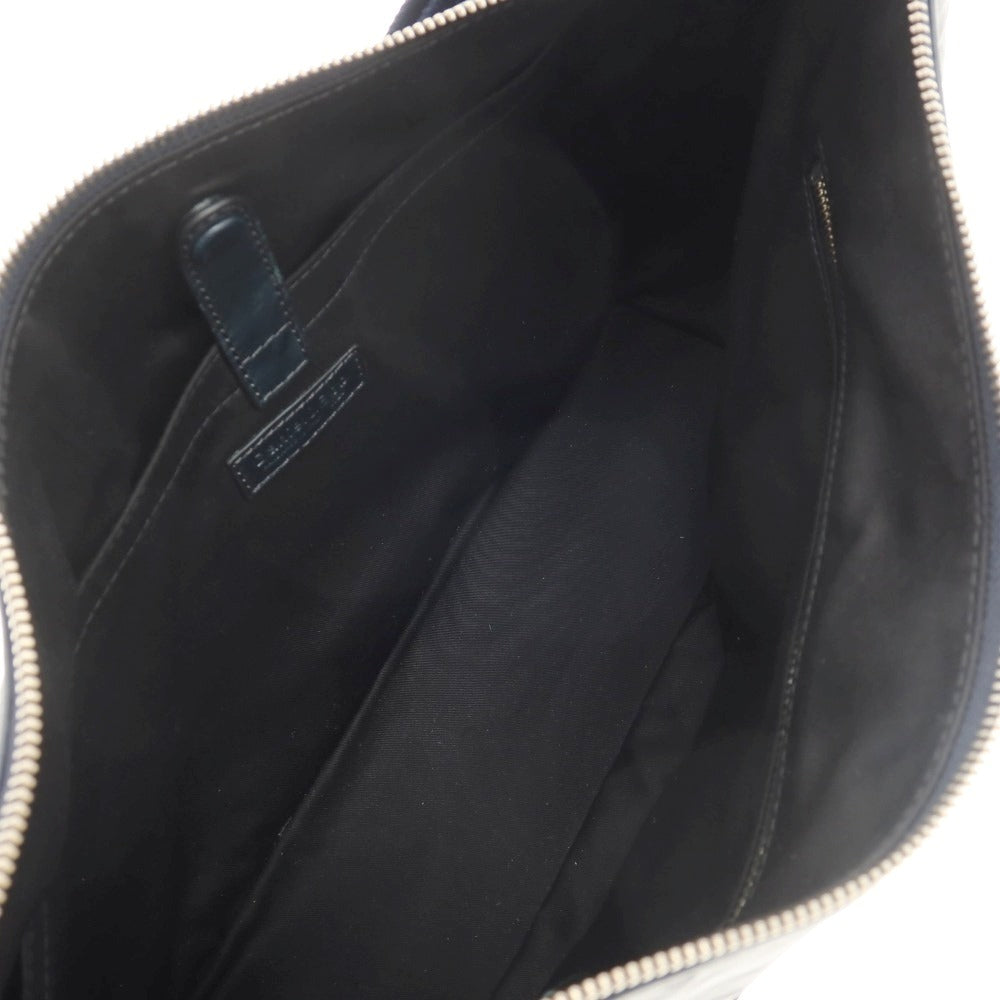 【中古】ダニエルアンドボブ Daniel & Bob JASMINE SLIM-45 RODI レザー ショルダーバッグ ネイビー【 状態ランクB 】【 メンズ 】