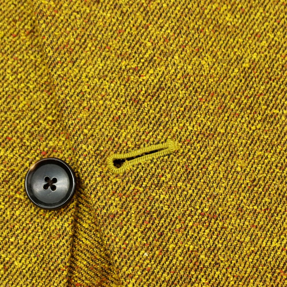 【中古】サルヴァトーレピッコロ Salvatore Piccolo シルクコットン 3B テーラードジャケット イエロー【サイズ48】【 状態ランクA 】【 メンズ 】