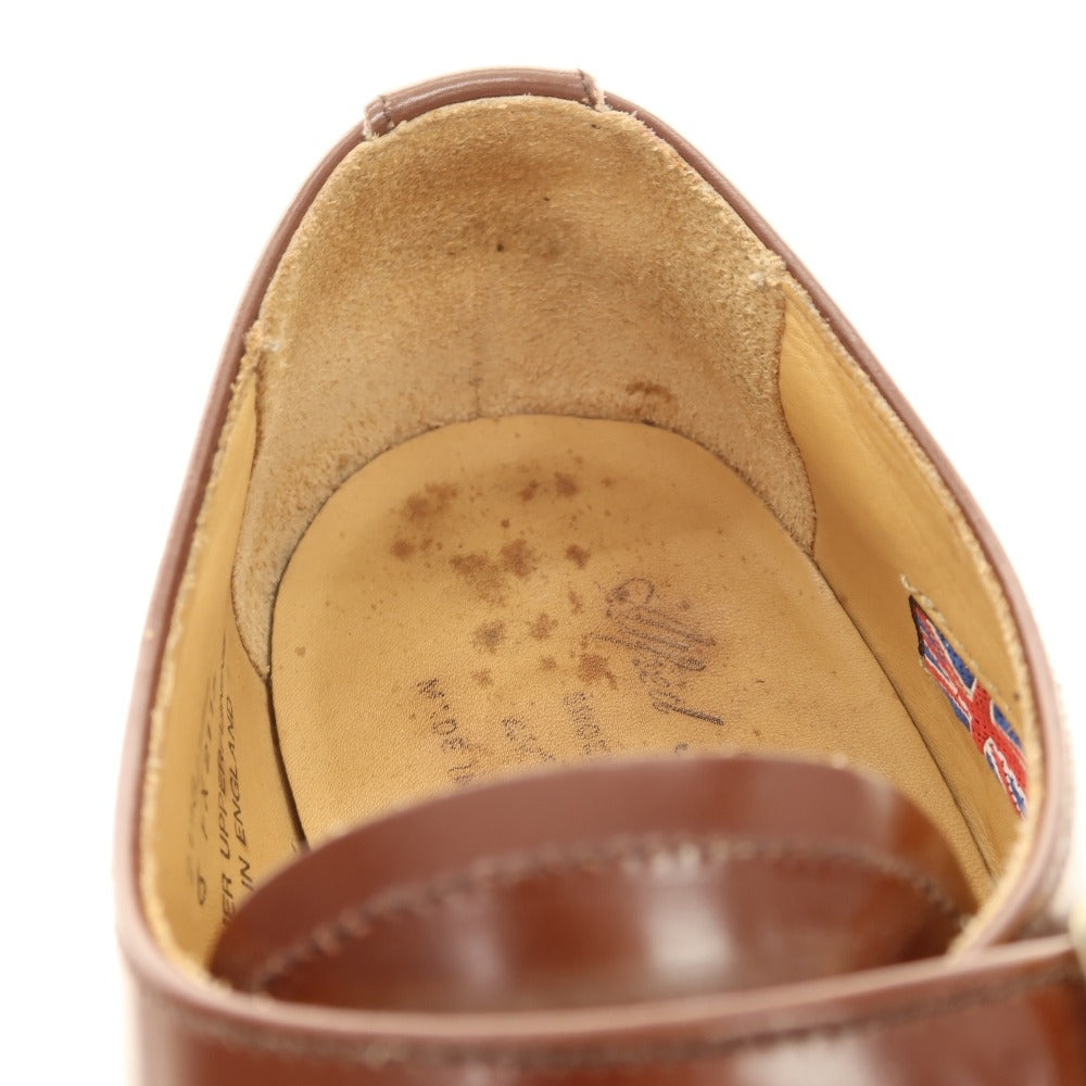 【中古】アルフレッドサージェント Alfred Sargent シングルモンク ドレスシューズ ブラウン【サイズ6】【 状態ランクC 】【 メンズ 】