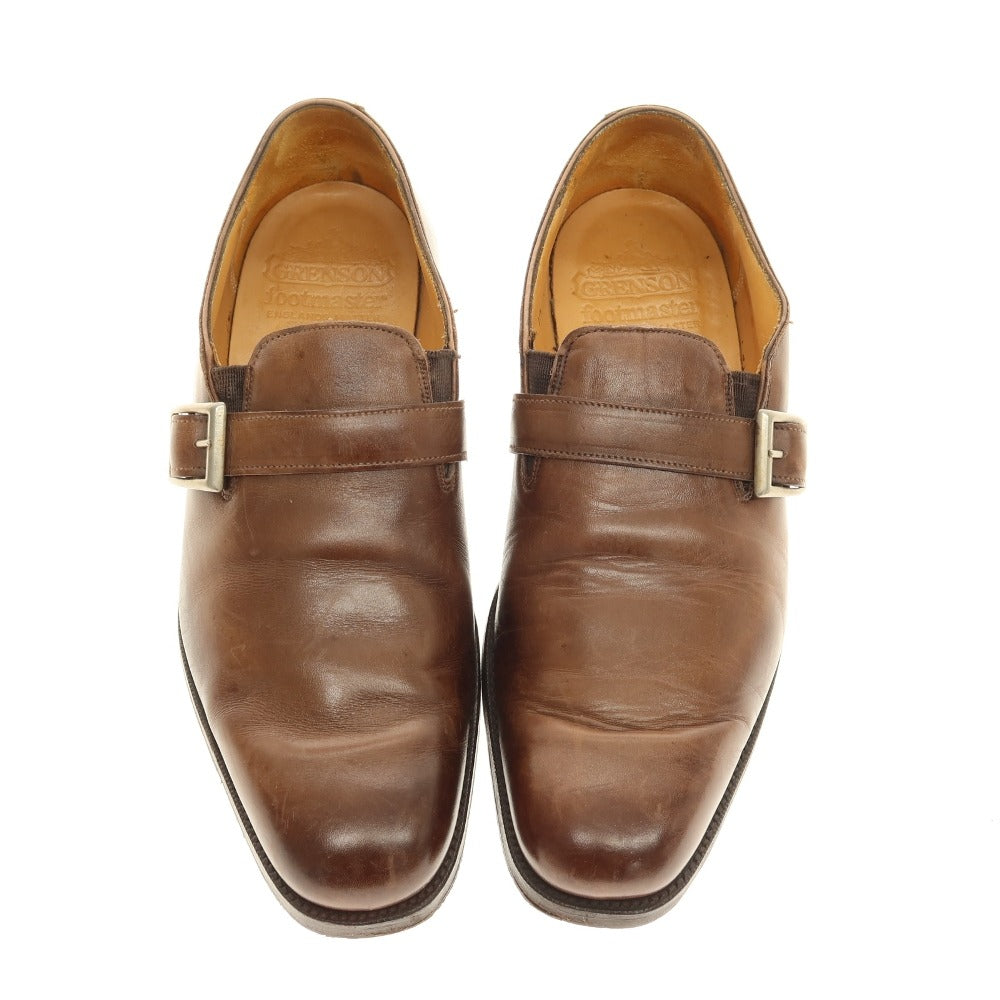 【中古】グレンソン GRENSON ドレスシューズ ブラウン【サイズ6】【 状態ランクC 】【 メンズ 】
